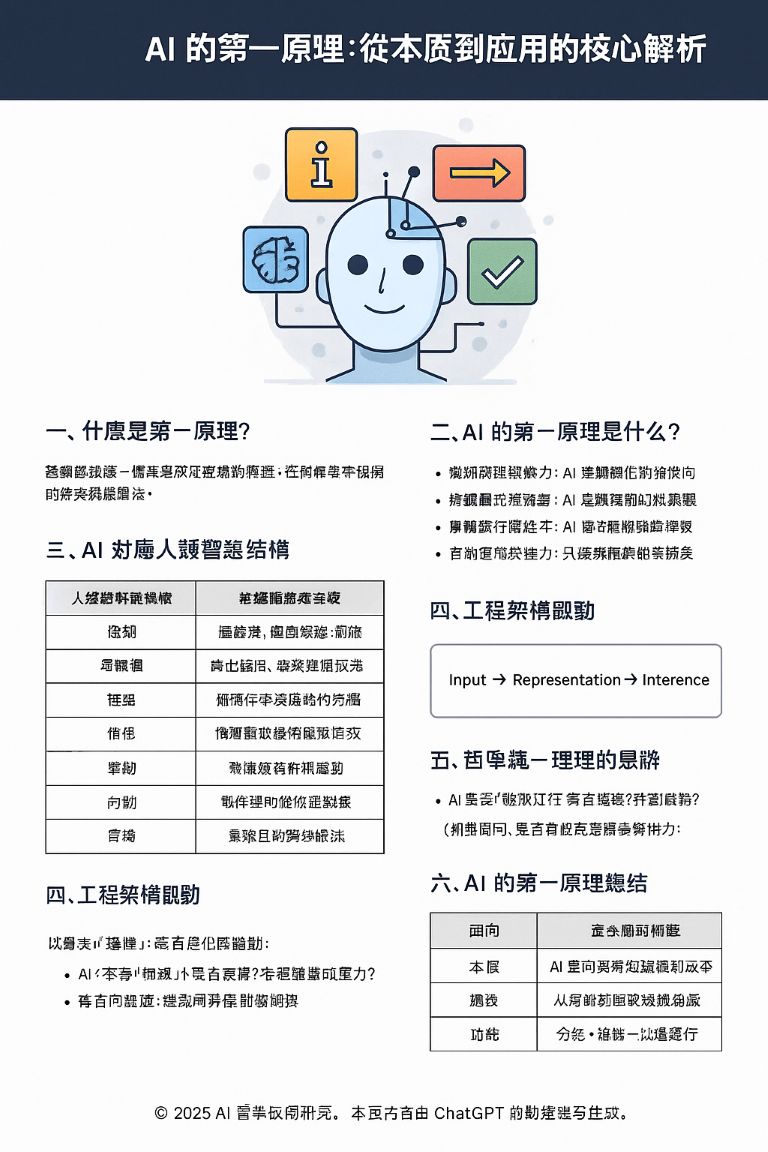 AI第一原理說明